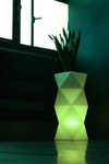 Donica Asti Light 78 cm RGB + pilot (biały kabel z włącznikiem)