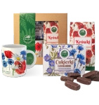 Zestaw prezentowy ze słodyczami - Polne kwiaty