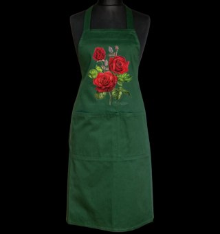 Fartuch ogrodowy Róża 'Crimson Bouquet' (zielony)