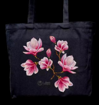 Magnolia pośrednia - torba bawełniana