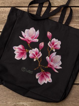Magnolia pośrednia - torba bawełniana