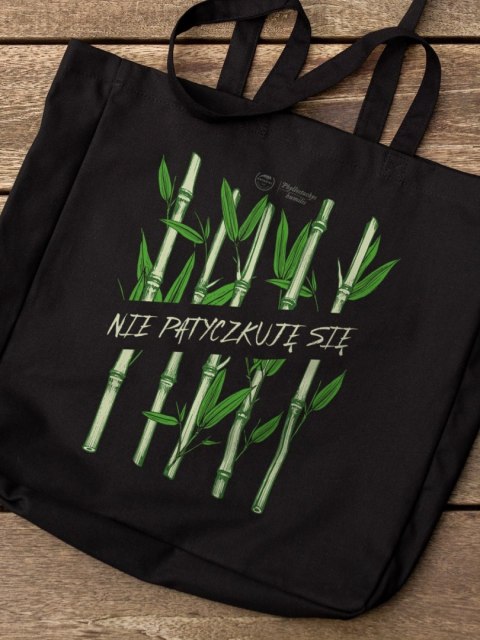 Nie patyczkuję się - torba bawełniana