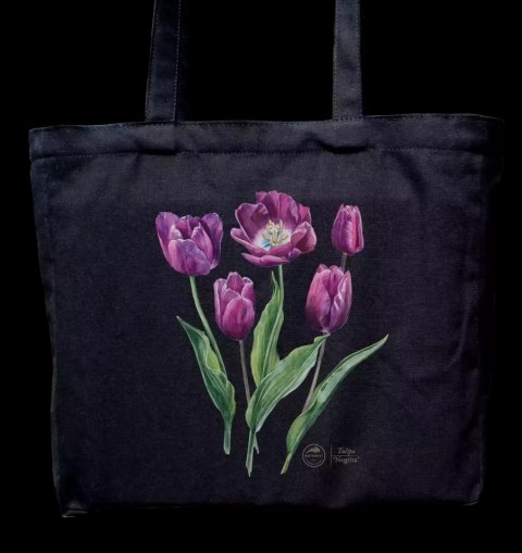 Tulipan 'Negrita' - torba bawełniana