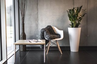 Donica Della 75 cm biała