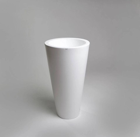 Donica Della 75 cm biała