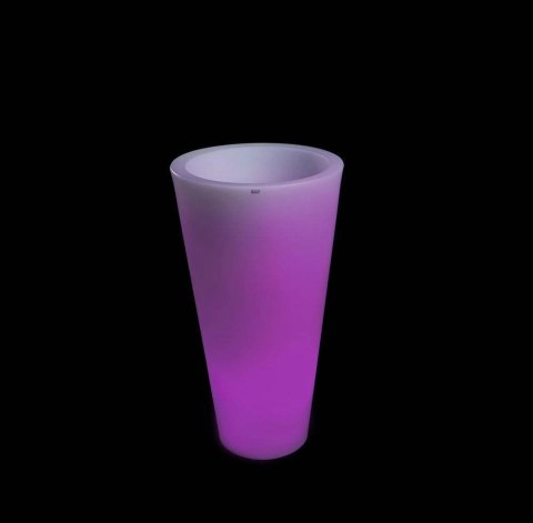 Donica Della 75 cm podświetlana LED RGB + pilot na zewnątrz