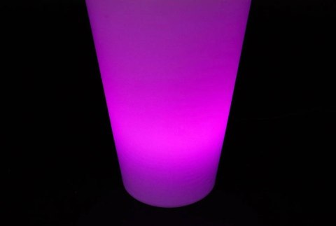 Donica Della 75 cm podświetlana LED RGB + pilot na zewnątrz