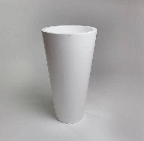 Donica Della 90 cm biała