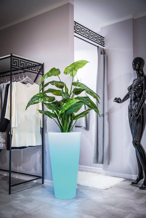 Donica Della 90 cm podświetlana LED RGB + pilot na zewnątrz