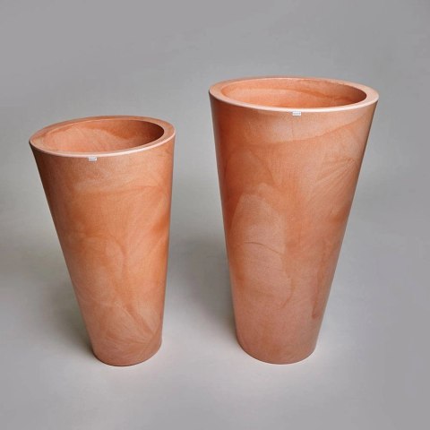 Donica Della 90 cm terakota