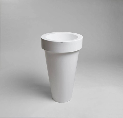 Donica Pons 75 cm biała