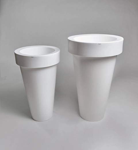 Donica Pons 75 cm biała