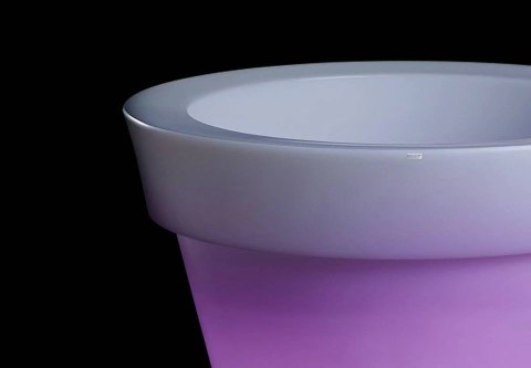Donica Grande 75 cm podświetlana LED RGB + pilot na zewnątrz