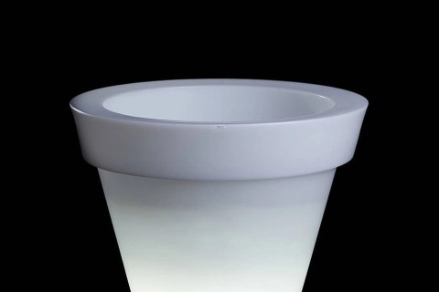 Donica Grande 75 cm podświetlana barwa zimna na zewnątrz