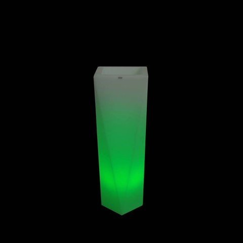 Donica Rossa 75 cm podświetlana LED RGB + pilot na zewnątrz