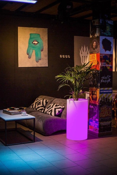 Donica Tilla 75 cm podświetlana LED RGB + pilot do wnętrz