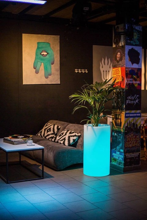 Donica Tilla 75 cm podświetlana LED RGB + pilot na zewnątrz
