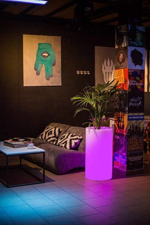 Donica Tilla 75 cm podświetlana LED RGB + pilot na zewnątrz