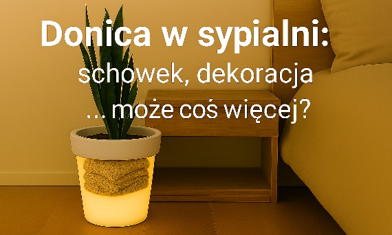 Donica w sypialni: schowek, dekoracja i… coś więcej!